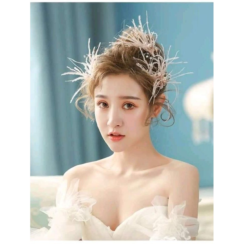 châm cài long vũ ( phụ kiện cưới)