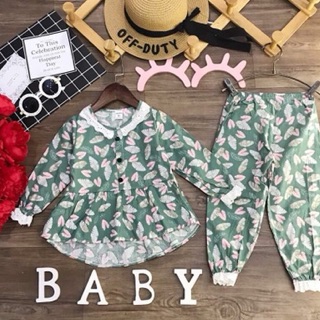 6 Bộ Pizama dài tay thô lụa