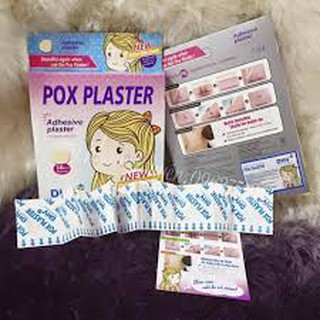 Miếng dán mụn Pox Plaster (hộp 16 miếng dán)