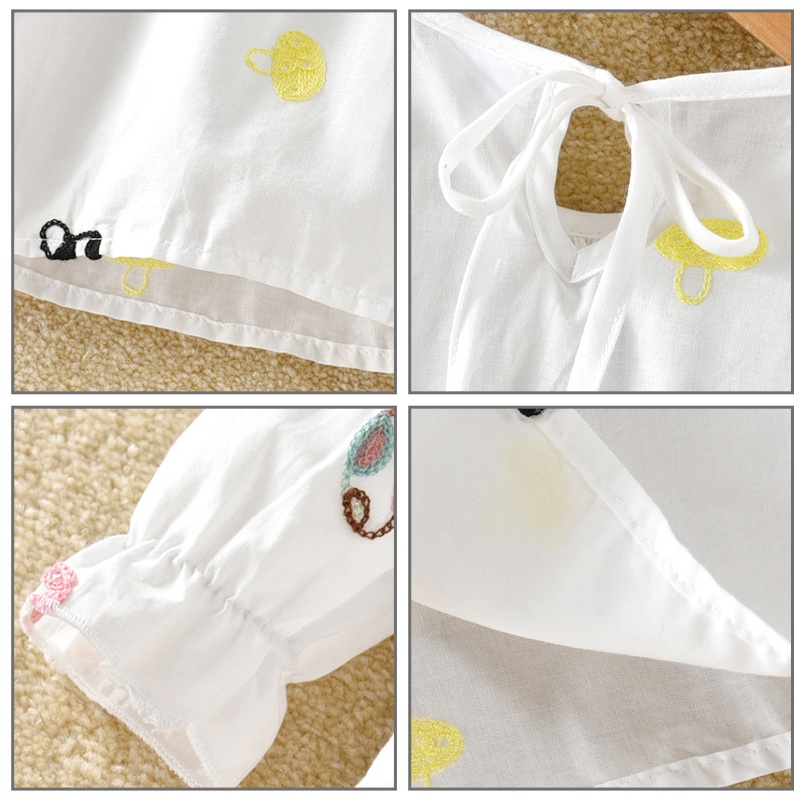 Áo thun IQ ANGEL cotton tay dài cổ tròn phong cách Hàn Quốc thời trang mùa xuân cho bé gái