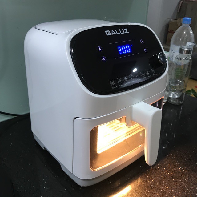 [CHÍNH HÃNG]   NỒI CHIÊN KHÔNG DẦU GALUZ G65 TÍCH HỢP VI SÓNG 5.5L 1800W, Bảo hành Tại Nhà 18 tháng