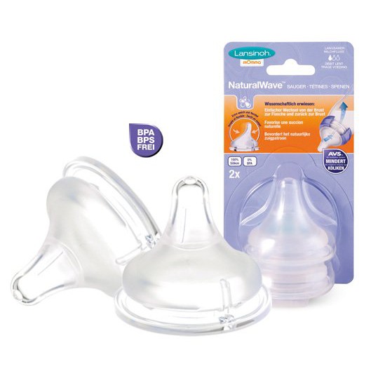 Núm ti bình sữa Lansinoh (set 2 và lẻ)