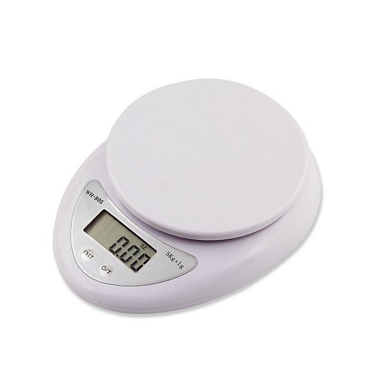 Cân Điện Tử Nhà Bếp Mini Electronic Kitchen Scale, Cân Chia Thực Phẩm 5Kg Tặng Kèm 2 Pin