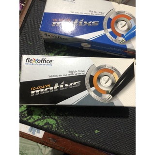 Hộp 20 cây bút bi thiên long fo-024 nét to 0.7 mm