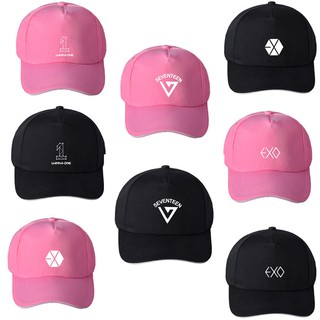 Mũ Exo Wanna One Seventeen BlackPink f133 (đen)