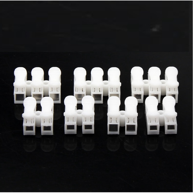 [50 cái] Cút nối dây điện CH2 CH3 , cầu nối nhanh dây điện CH-2 CH-3