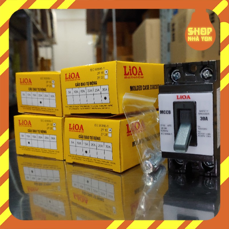 Cầu dao an toàn-Attomat LIOA - CB cóc Lioa 10A,20A,30A