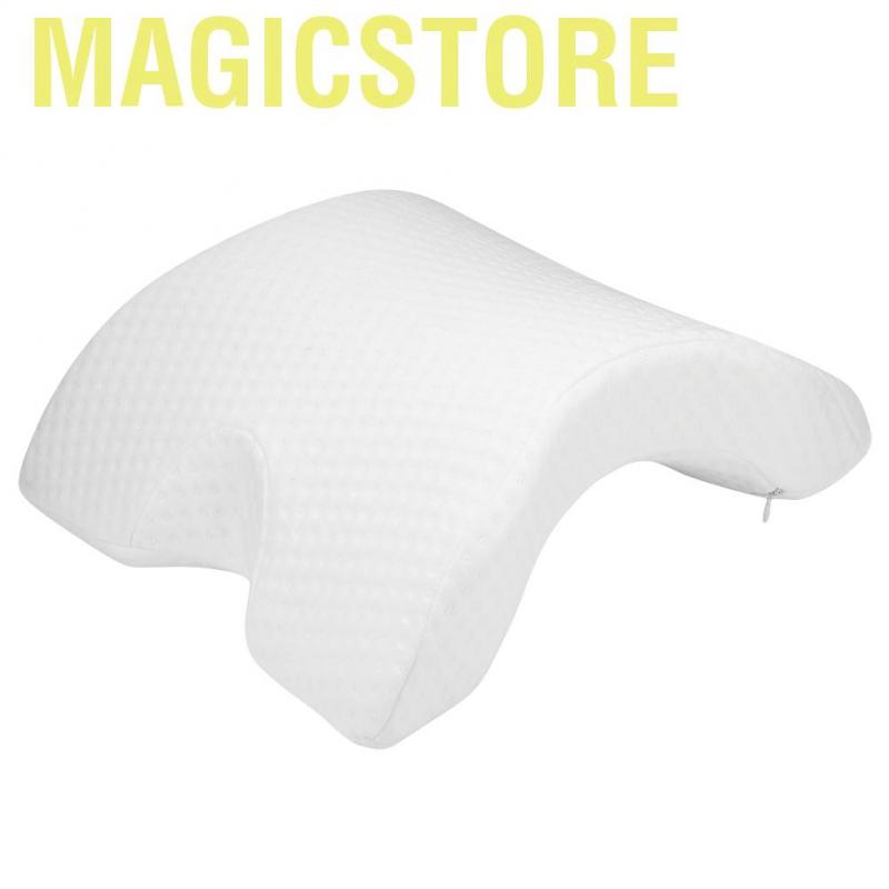 Magicstore Arch U Shape Pillow Curved Memory Foam Sleeping Neck for Home Office Bed