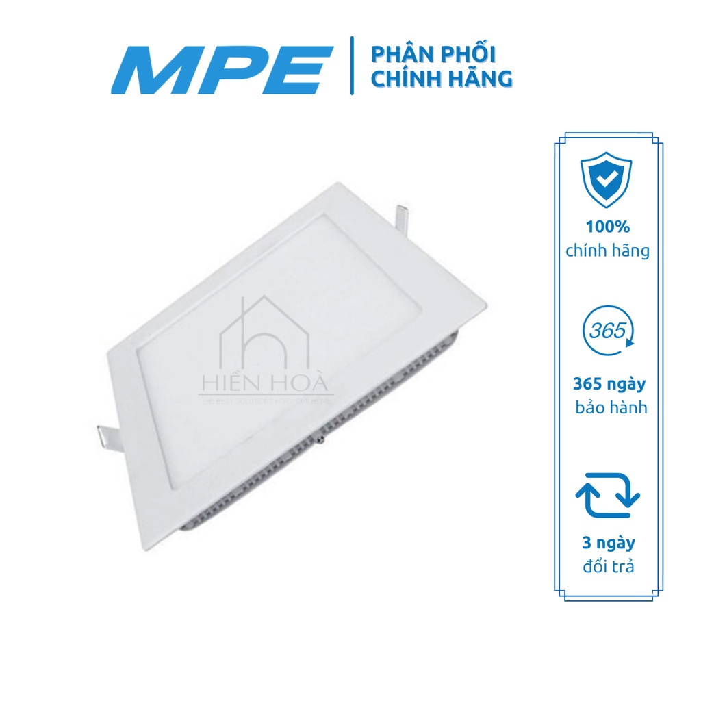 ĐÈN LED ÂM TRẦN SIÊU MỎNG VUÔNG CAO CẤP MPE 6W - 9W - 12W - 15W - 18W - 24W