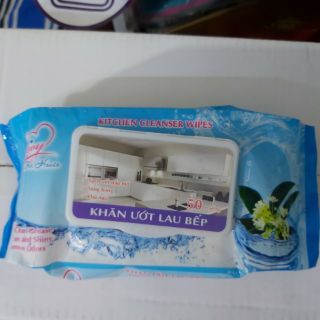 combo 5 b Khăn ướt lâu bếp 50 miếng