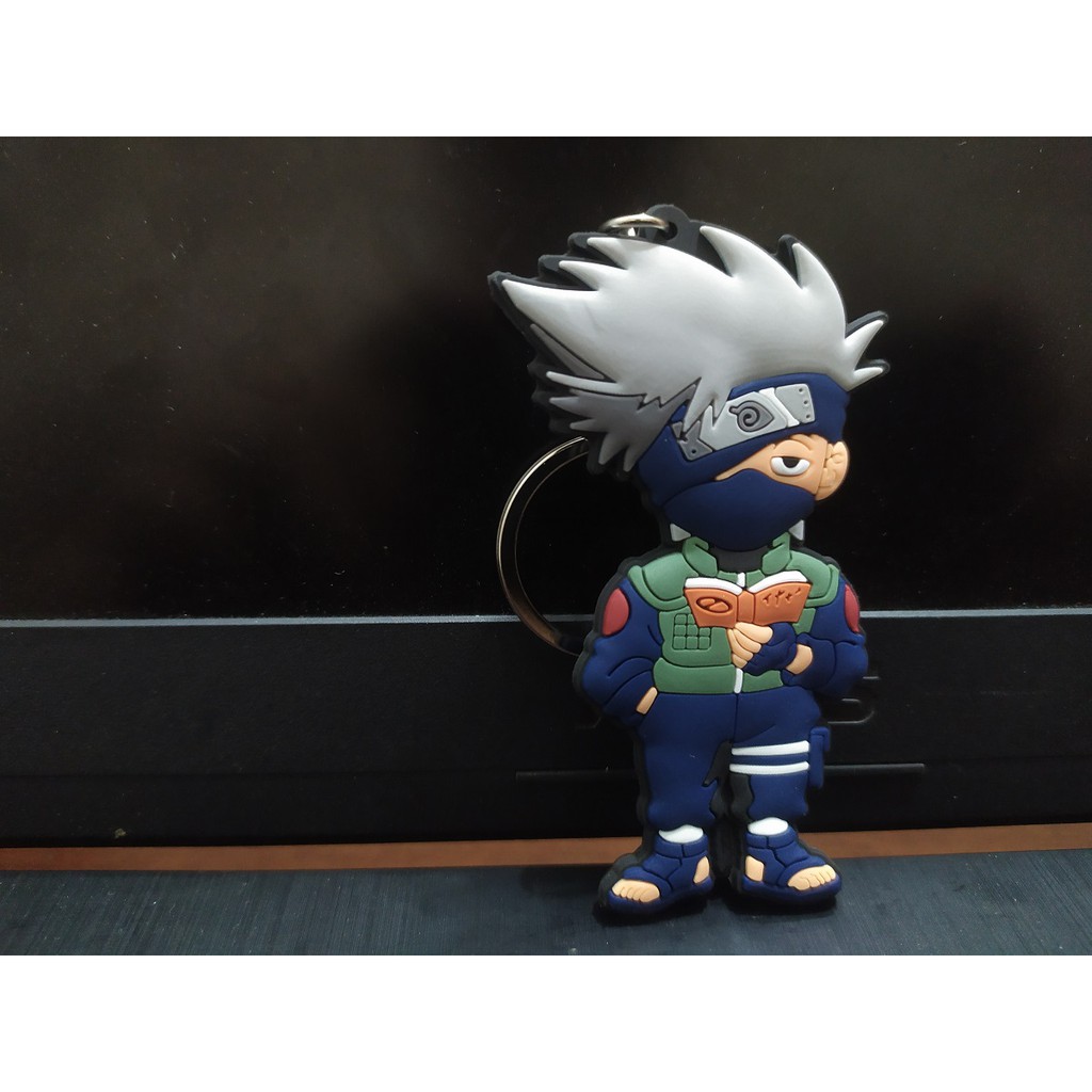Móc khóa Naruto bản đẹp 2 mặt dày dặn chất liệu Silicone cao cấp 2/2 LOẠI TO