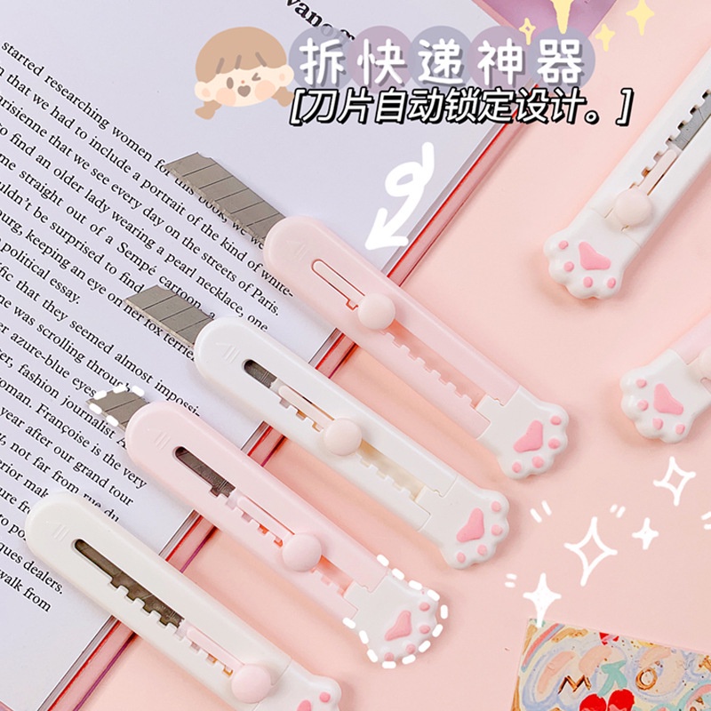 Dao mini cầm tay hình chân mèo dễ thương đa năng