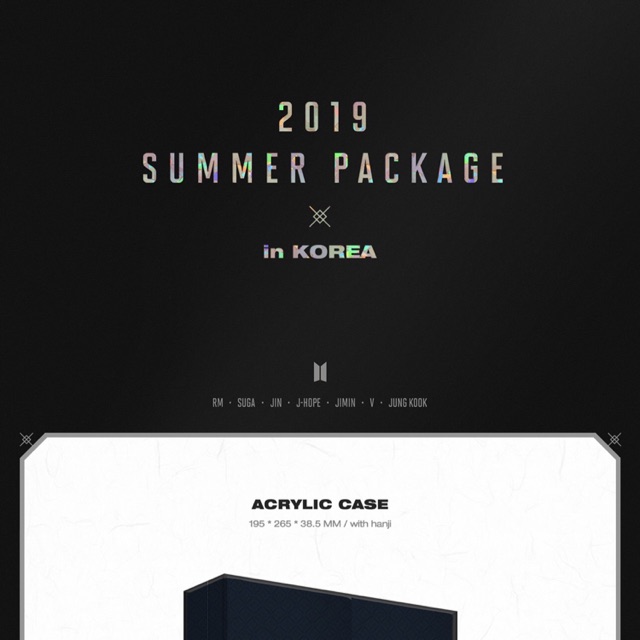 BTS SUMMER PACKAGE 2019