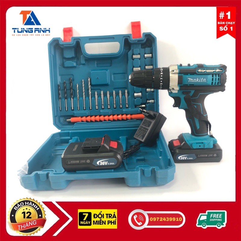 Khoan Pin Makita ⚡️36V 3 Chức Năng.