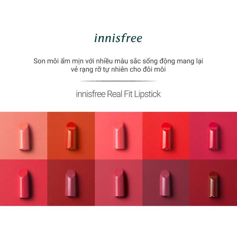 Son Thỏi Innisfree Real Fit Lipstick