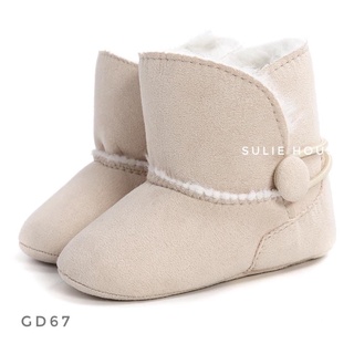 Boot (bốt) da lộn lót lông - GD67