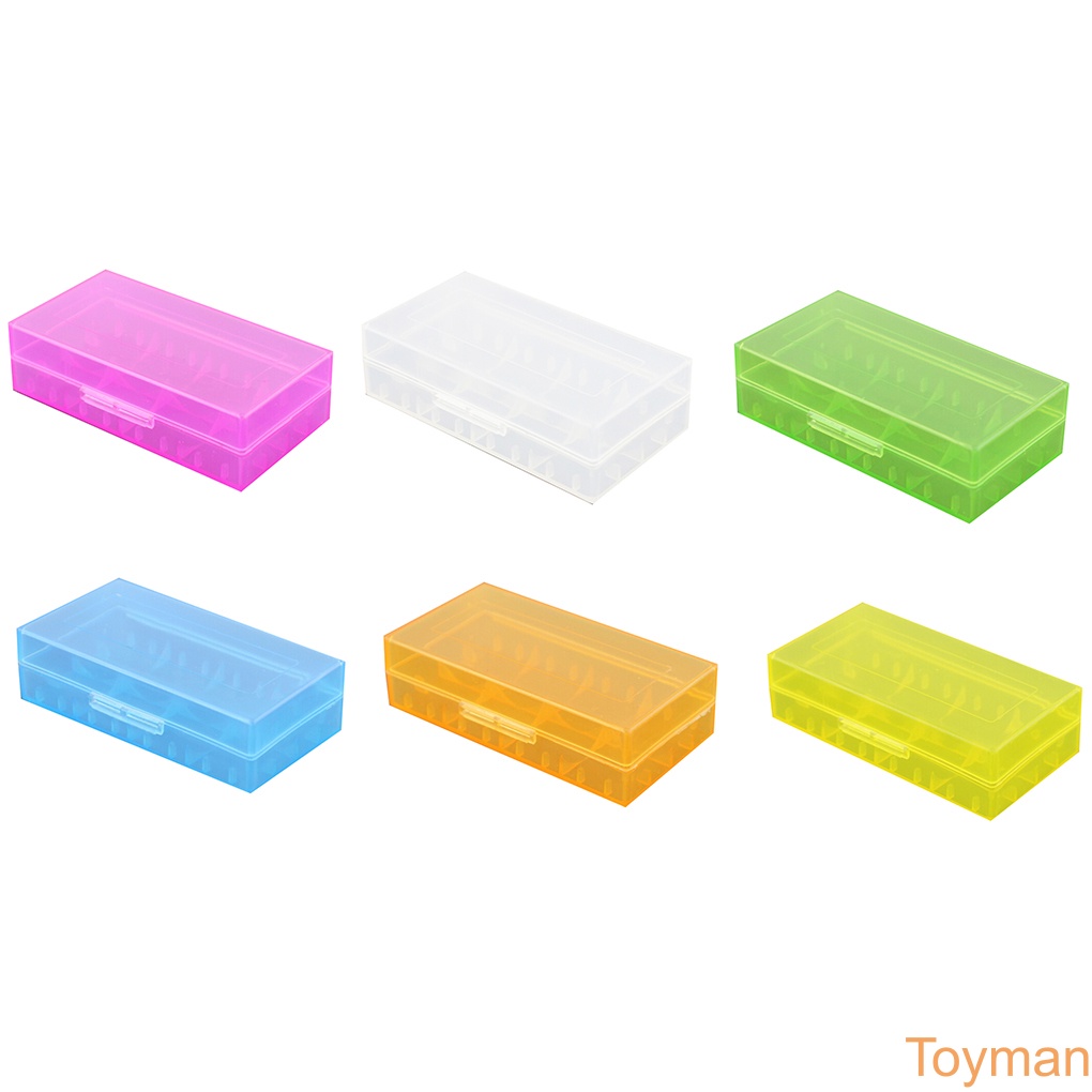 Hộp đựng sắp xếp pin nhựa nhiều màu tuỳ chọn