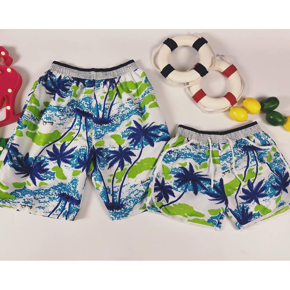 Quần đôi đi biển hàng QC