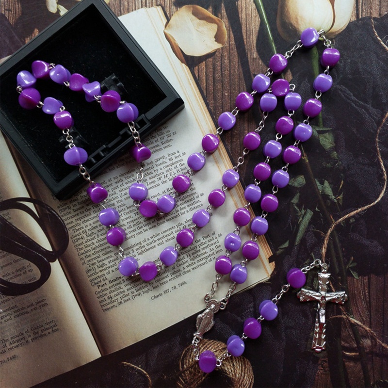 Vòng cổ Chuỗi Hạt Thánh Saint Benedict Medal Faith Jerusalem Cho Nữ