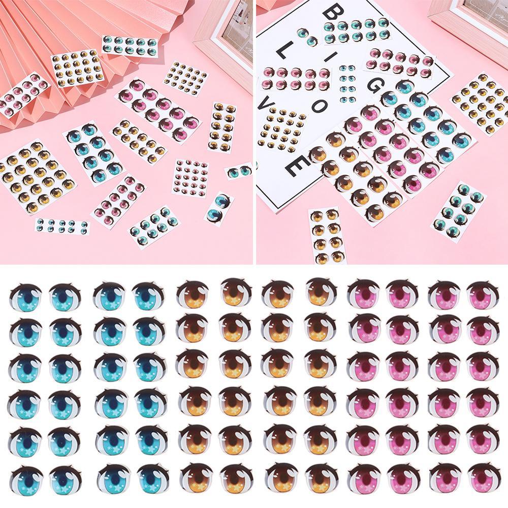 Bộ 10 Cặp Miếng Dán Mắt Kính 6mm / 8mm / 10mm / 12mm / 15mm|Sticker Dán Tường Hình Ngôi Sao