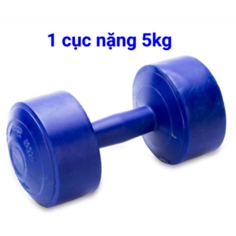 TẠ NHỰA VN 5KG, TẠ NHỰA TẬP GYM-QUYENSPORTS