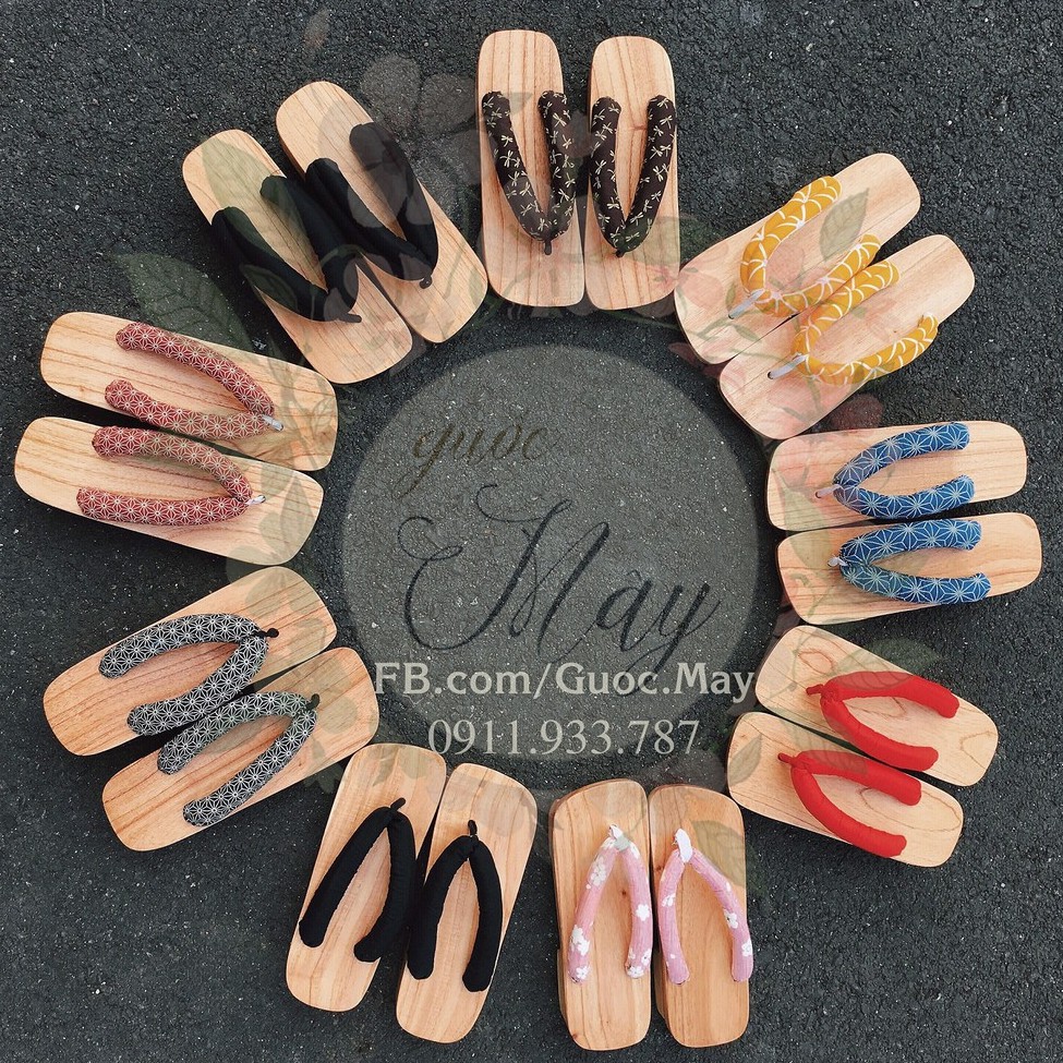 Geta Guốc Gỗ Nhật