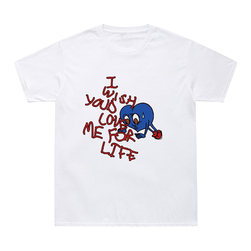 Áo Thun In Chữ I Wish You Love Me For Life Harajuku Tshirts Brockhampton Ginger Tees