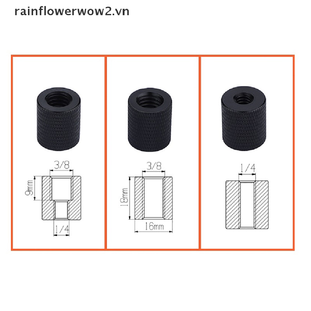 Vít Chuyển Đổi Đầu Cắm 3 / 8 &quot;Sang Ổ Cắm 1 / 4&quot; Chuyên Dụng Cho Tripod