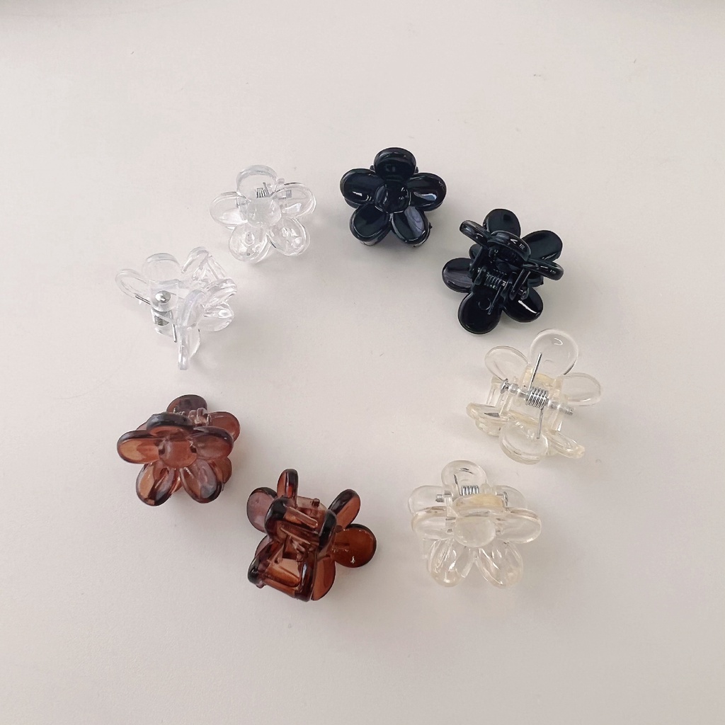 Set 10 Kẹp Tóc Hình Hoa / Trái Tim Ngọt Ngào Cho Nữ