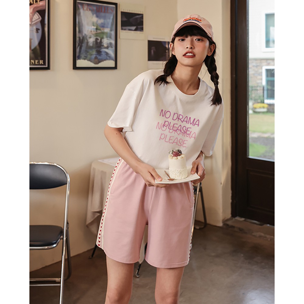 Áo thun tay lỡ form rộng oversize cotton CY008