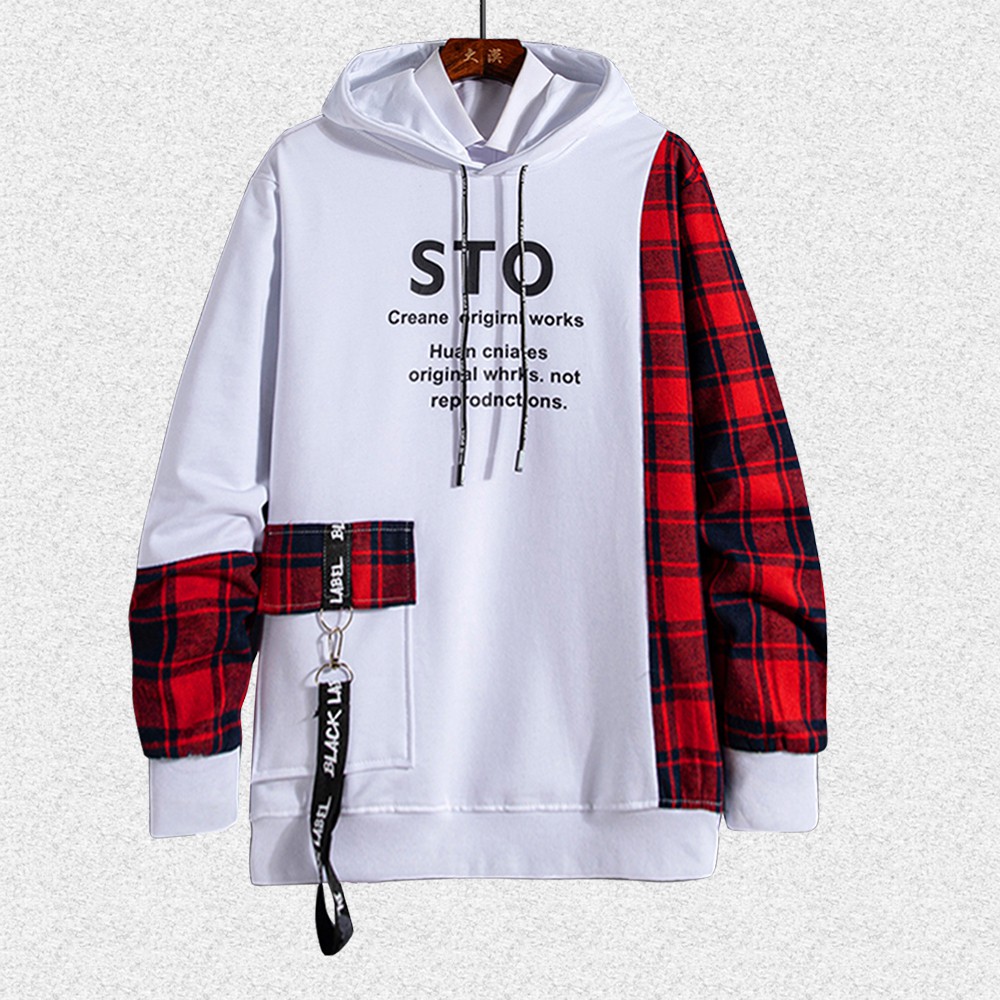 Áo Hoodies Nỉ Nam Thu Đông STO Phối Kẻ Sọc Có Mũ Trùm Đầu Thời Trang SEPTEMBERGIRL1989 AO TOP NAM 122 | BigBuy360 - bigbuy360.vn