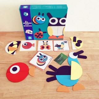 Đồ chơi gỗ ghép hình tư duy con vật Montessori