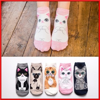 Tất nữ cổ ngắn|Vỡ nữ in họa tiết cực dễ thương – MẪU HOT 2020