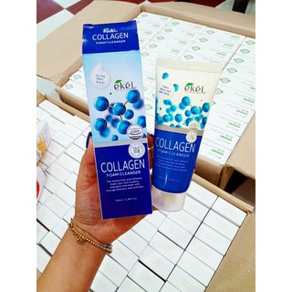 [CHÍNH HÃNG 100%] SỮA RỬA MẶT CHIẾT XUẤT COLLAGEN EKEL FOAM CLEANSER 100ML