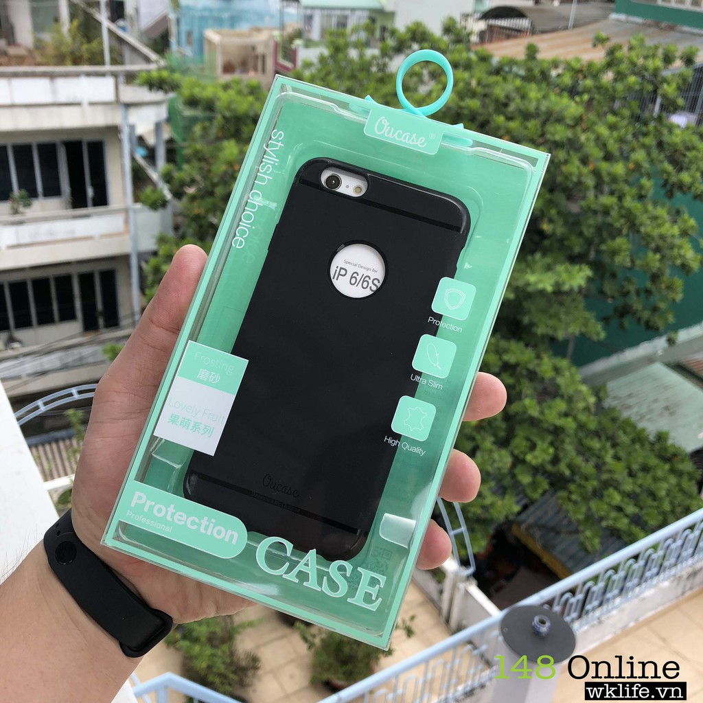 Ốp iPhone Dẻo Oucase Siêu Mỏng Chống Bám Vân Tay