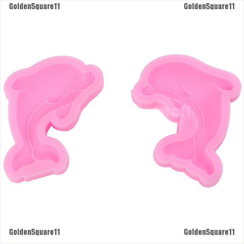 Khuôn Làm Bánh / Xà Phòng Chất Liệu Silicone Hình Cá Heo 3D