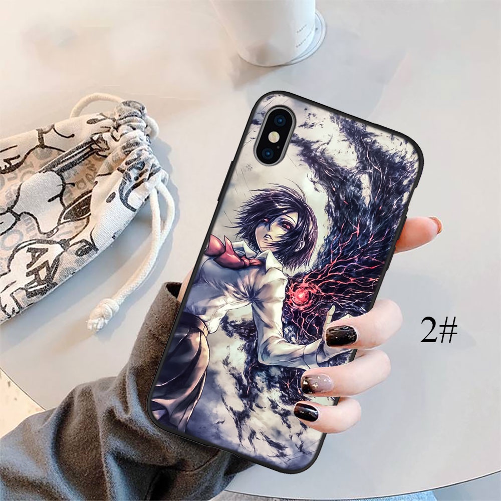 Ốp Điện Thoại Dẻo Họa Tiết Hoạt Hình Tokyo Ghoul Cho iPhone 13 12 Pro Max Mini XS Max X FO88