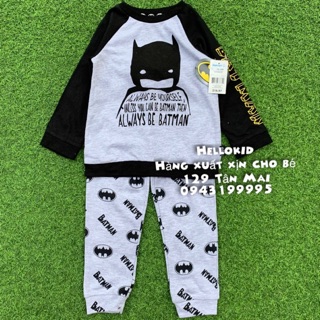 Bộ cotton batman bé trai