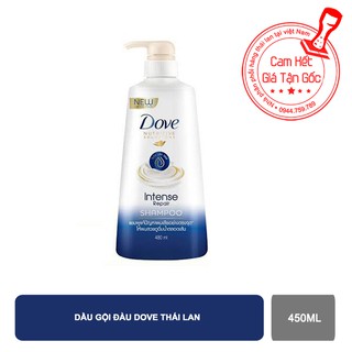 Dầu gội Dove phục hồi tóc thái 450ml