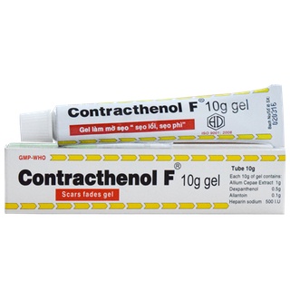 CONTRACTHENOL F - LÀM MỜ SẸO LỒI, SẸO PHÌ, SẸO THÂM NÁM TRÊN DA