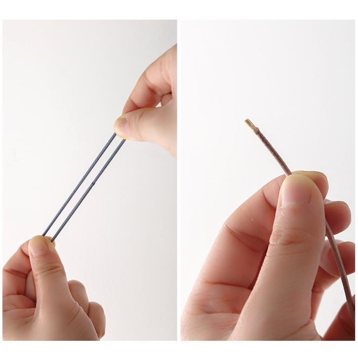 Túi 100 Chun Buộc Tóc Nhiều Màu - 100 Thun Cột Tóc Trơn Kèm Túi Đựng Khóa Zip