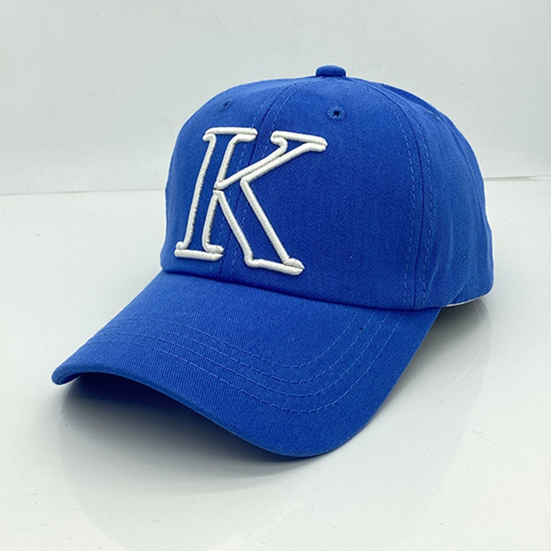 Mũ Lưỡi Trai Thêu Chữ K Phong Cách Retro 10MK