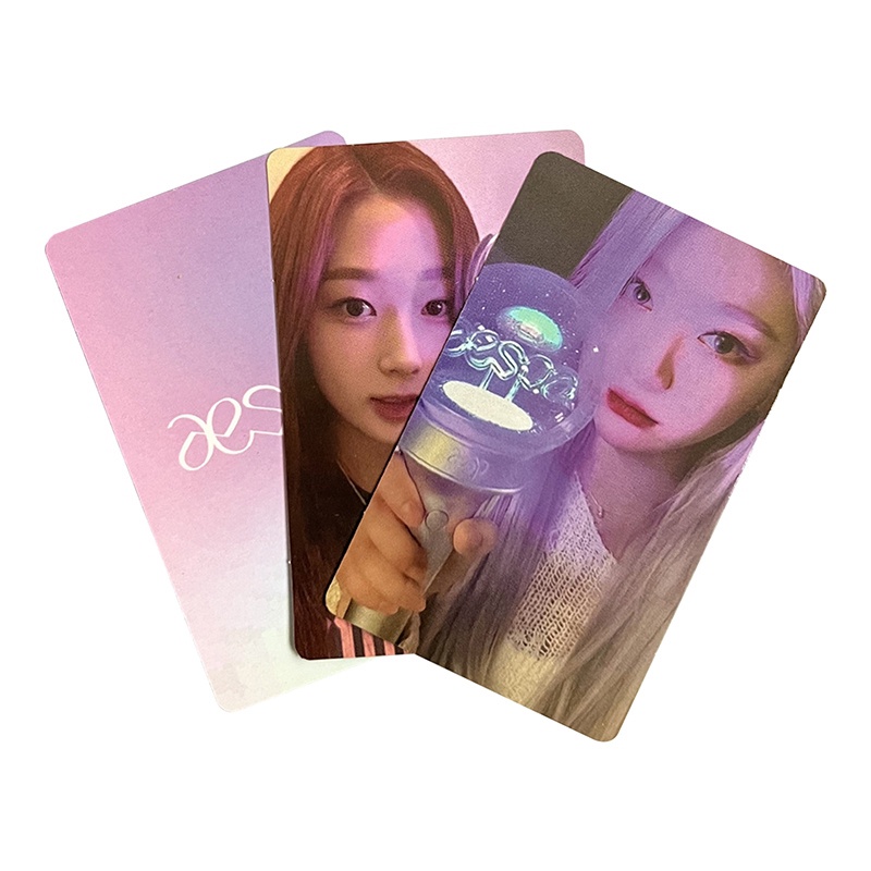 Set 4 Tấm Thẻ Ảnh Lomo Nhóm Nhạc Kpop Aespa