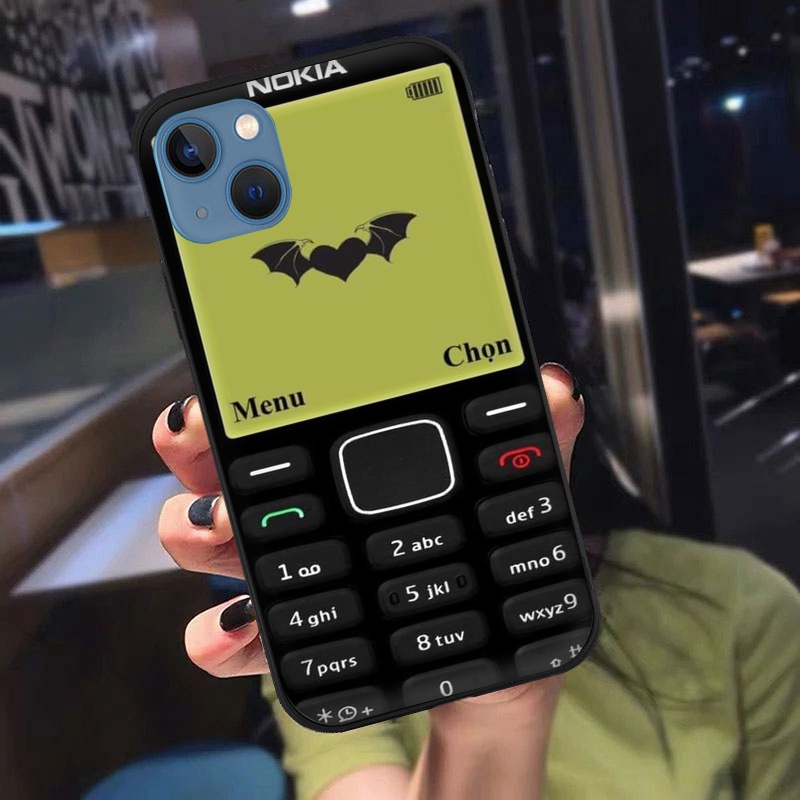 Ốp Điện Thoại Mềm Viền Đen Hình Nokia D Cho iPhone 11 11 Pro 11 Pro