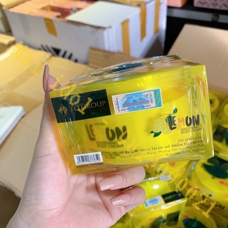 Kem lemon chanh kích trắng da