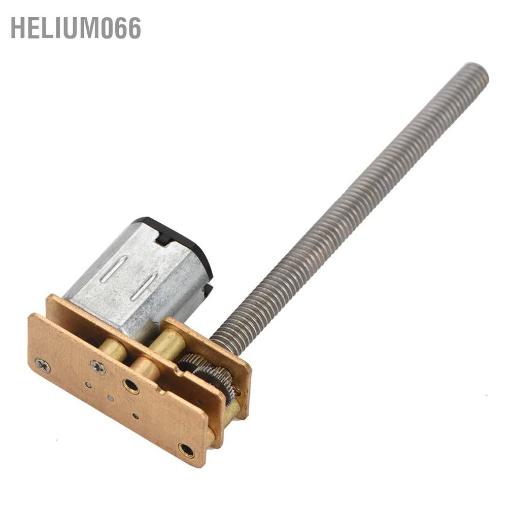 1024GA20 DC 6V/12V Thread Flip N20 động cơ bánh răng M4 x 55mm Shaft Helium066