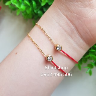 VÒNG CHỈ ĐỎ KIM TIỀN MAY MẮN - KIỂU 1 - MÀU VÀNG VÀ ĐỎ