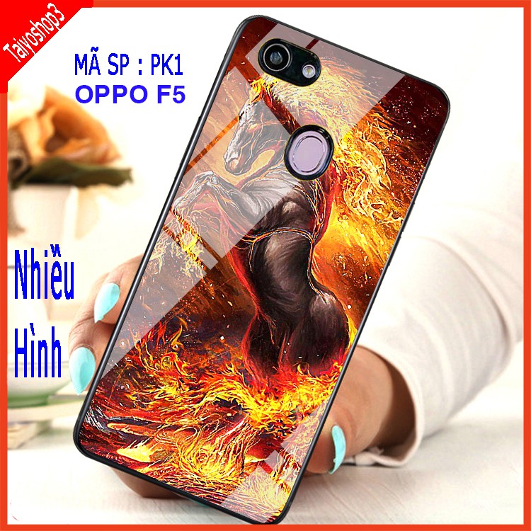 [Mã ELFLASH5 giảm 20K đơn 50K] Ốp lưng OPPO F5 kính 3D phong cách, trẻ trung, sang trọng, mặt kính thế hệ mới sắc nét