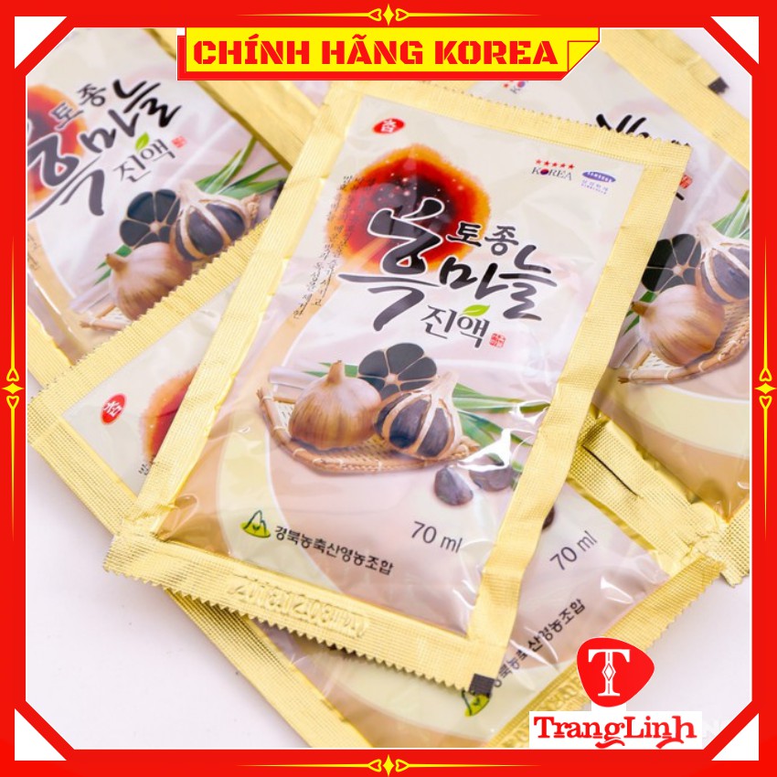 Nước tỏi đen hàn quốc, hộp 30 gói - Tinh chất tỏi đen Kanghwa chính hãng - tranglinhkorea