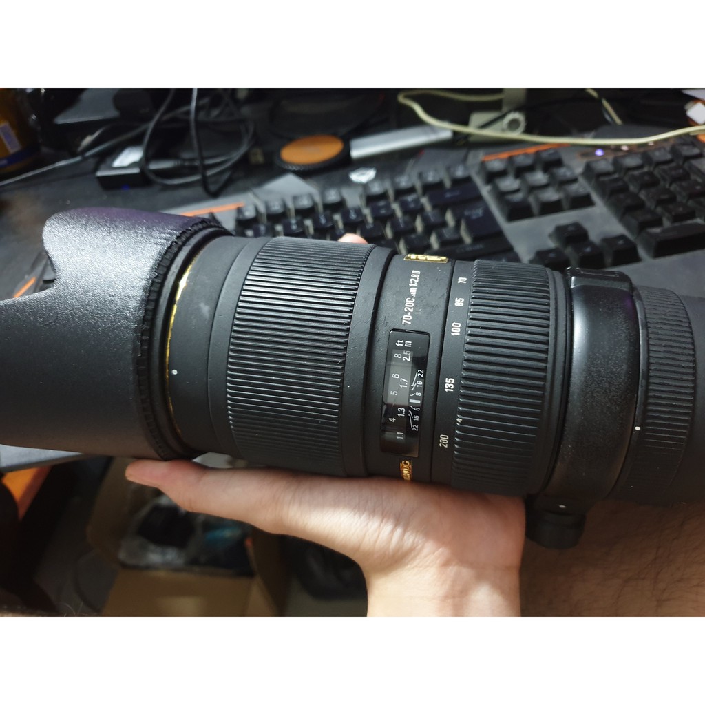 Ống Kính Sigma 70-200mm F2.8 II EX For Canon - Đẹp 90%